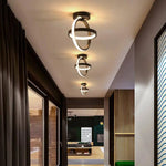 Plafonnier Led Anneau Métal Design Luminaire Chambre