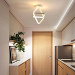 Plafonnier Led Anneau Métal Design Luminaire Chambre