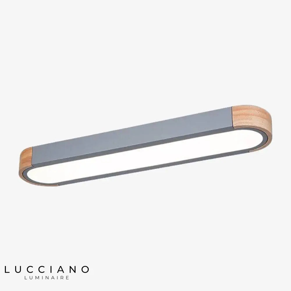 Plafonnier Led Bois Arrondi Loft Luminaire Chambre