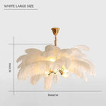 Plafonnier Led Carnaval À Plumes Colorées Blanc / L Luminaire Chambre