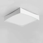 Plafonnier Led Carré Blanc Bords Arrondis Luminaire Chambre