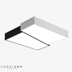 Plafonnier Led Carré Noir/Blanc Défectueux Luminaire Chambre