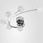 Plafonnier Led Chromé Boules Luminaire Chambre