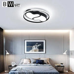 Plafonnier Led Cœurs Noir Et Blanc Luminaire Chambre