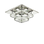 Plafonnier Led Cristal Carré Luminaire Chambre