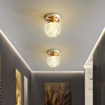 Plafonnier Led Cristal Doré Luxury Luminaire Chambre