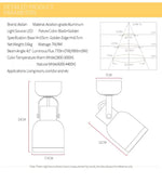 Plafonnier Led Design Ajustable Indoor Luminaire Chambre