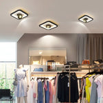 Plafonnier Led Design Avec Spot Ajustable Luminaire Chambre