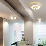 Plafonnier Led Design Avec Spot Ajustable Luminaire Chambre