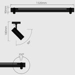 Plafonnier Led Design Deux Spots Dulce Luminaire Chambre