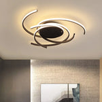 Plafonnier Led Design Semi-Cercles Dilia Luminaire Chambre