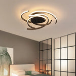 Plafonnier Led Design Semi-Cercles Dilia Luminaire Chambre