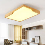 Plafonnier Led En Bois Tatami Luminaire Chambre