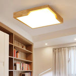 Plafonnier Led En Bois Tatami Luminaire Chambre