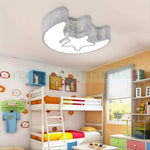 Plafonnier Led Enfant Lune Étoile Luminaire Chambre