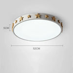 Plafonnier Led Étoiles Dorées Colorées Luminaire Chambre