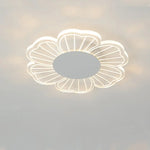 Plafonnier Led Fleur Majesty Blanc - B 7W / Chaude Luminaire Chambre