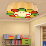 Plafonnier Led Fleur Sourire Enfant Luminaire Chambre