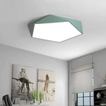 Plafonnier Led Géométrique Coloré Luminaire Chambre
