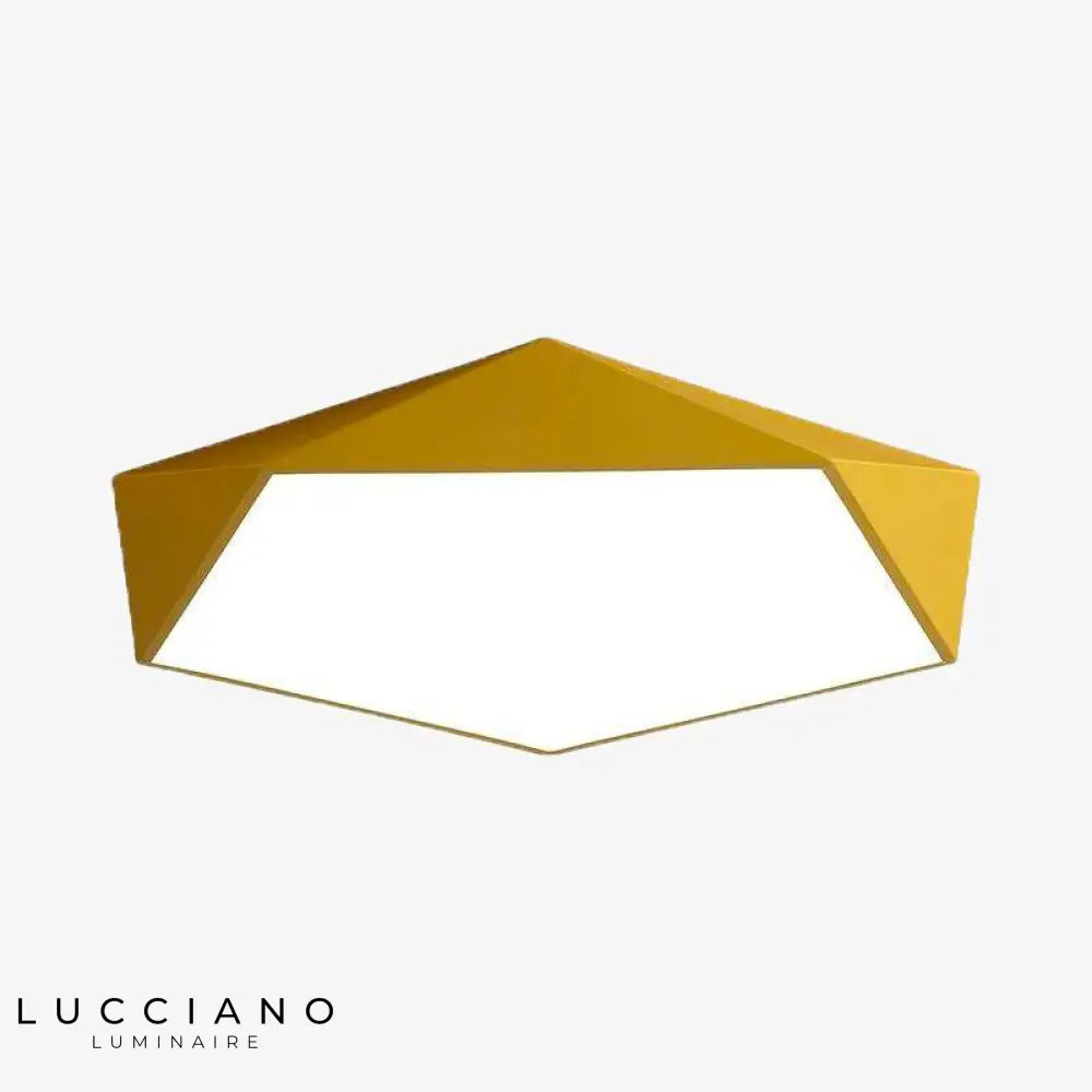 Plafonnier Led Géométrique Coloré Luminaire Chambre