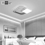 Plafonnier Led Noir Et Blanc Bwart Luminaire Chambre