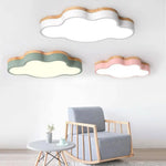 Plafonnier Led Nuage Bois Botimi Luminaire Chambre