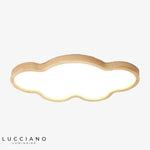 Plafonnier Led Nuage En Bois Luminaire Chambre