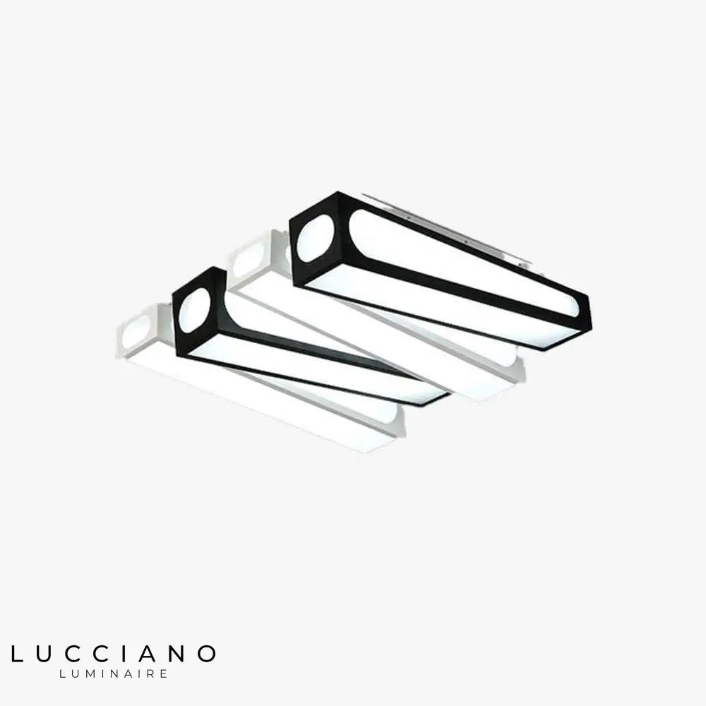 Plafonnier Led Rectangles Moderne Luminaire Chambre