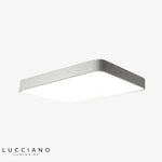 Plafonnier Led Rectangulaire Botimi Blanc / 30 X 30Cm - 15W Froide Luminaire Chambre