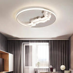 Plafonnier Led Rond Avec Motif Luminaire Chambre