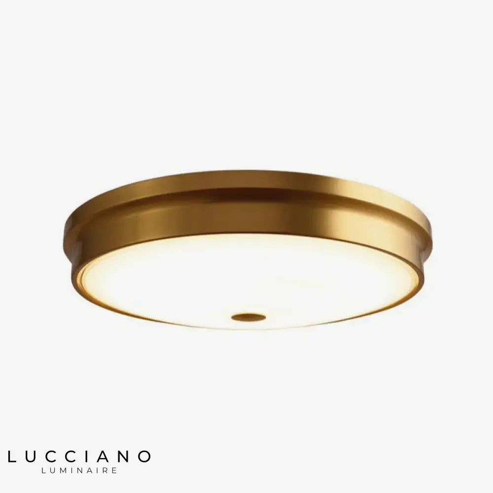 Plafonnier Led Rond En Métal Épais Luminaire Chambre