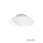 Plafonnier Led Rond Moderne A / 20Cm Blanc Luminaire Chambre