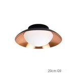 Plafonnier Led Rond Moderne A / 20Cm Cuivré Luminaire Chambre