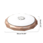 Plafonnier Led Rond Rose Géométrique Luminaire Chambre