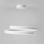 Plafonnier Led Suspendu En Spirale Au Design Moderne | Luminnaire Lucciano Blanc / A: 50 Cm