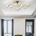 Plafonnier Led Verre Globes Modernes Luminaire Chambre