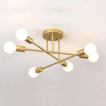 Plafonnier Métal Design Multi-Lampes Rod C Luminaire Chambre