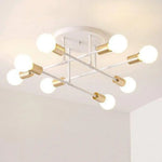 Plafonnier Métal Design Multi-Lampes Rod H Luminaire Chambre