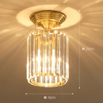 Plafonnier Moderne Cristal Luxury Lylia Luminaire Chambre