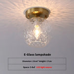 Plafonnier Moderne Diara En Verre E / Chaude Luminaire Chambre