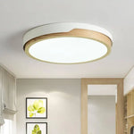 Plafonnier Nordic Led En Bois Et Métal Luminaire Chambre