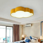 Plafonnier Nuages Enfant Multicolore Jaune / D52Cm Luminaire Chambre