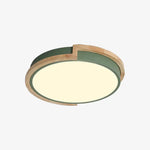 Plafonnier Rond Minimaliste Celeste Dimmable Vert - 40 Cm Luminaire Chambre