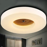 Plafonnier Rond Scandinave Bois Verena Luminaire Chambre