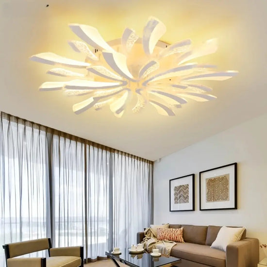 GHY Luminaire Plafonnier LED Dimmable Salon Lustre Lampe avec Télécommande Moderne Plafond Plafond Creative Métal Acrylique Design Cuisine Lampe Éclairage Chambre Décor Light,Blanc,2 Rings /36W GHY Luminaire Plafonnier LED Dimmable Salon Lustre Lampe avec Télécommande Moderne Plafond Plafond Creative Métal Acrylique Design Cuisine Lampe Éclairage Chambre Décor Light,Blanc,2 Rings /36W