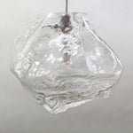 Plafonnier Verre Style Glaçon Luminaire Chambre