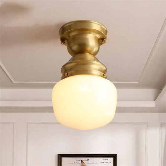 Plafonnier Vintage Doré Luminaire Chambre