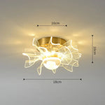 Plafonnoer LED fleur