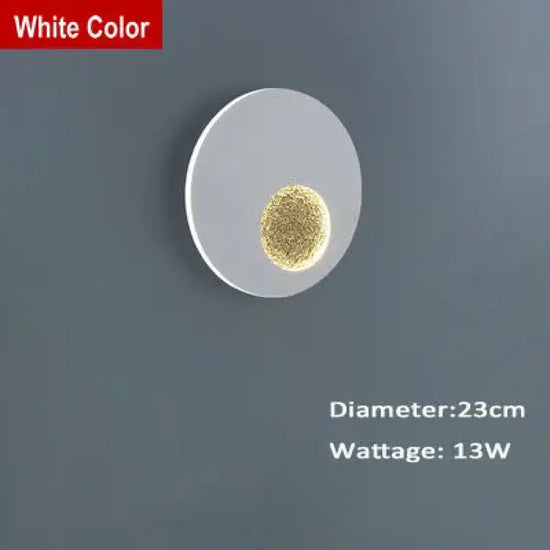 Postmodern Design Élégant Lumineux Minimaliste Contemporain A Blanc / Lumière Naturelle Applique
