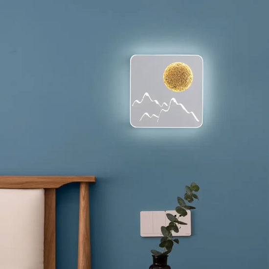 Postmodern Design Élégant Lumineux Minimaliste Contemporain Applique Murale Chambre